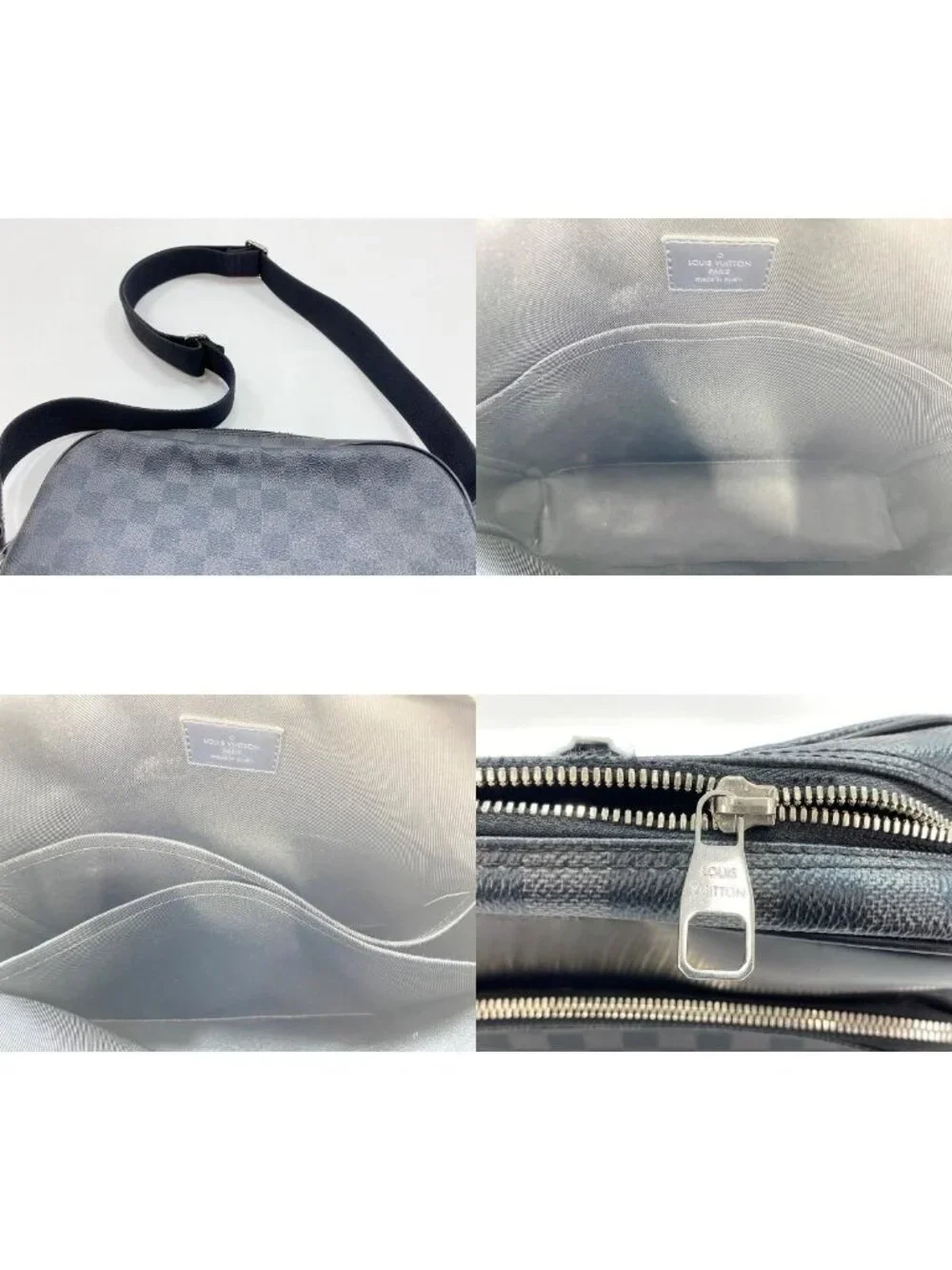 Louis Vuitton Shoulder Bag Damier Graphite Dayton PM